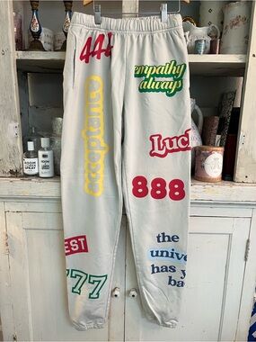 Wayfair Trendy Affirmation Sweatpants Size S